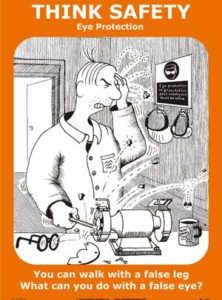Poster, Eye protection