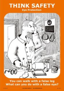 Poster, Eye protection