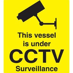 This vessel is under CCTV surveillance