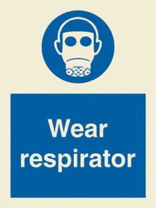 Wear respirator + symbol