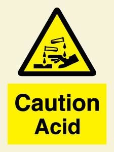 Caution Acid
