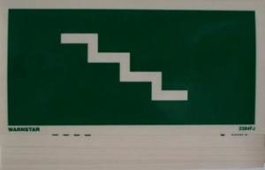 LLL sign stairs down right