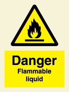 Danger Flammable liquid