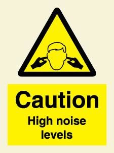 Caution High noise level