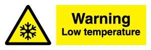 Warning Low temperature
