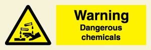 Warning Dangerous chemicals