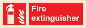 Fire extinguisher + symbol