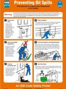 Poster, Preventing oil spills