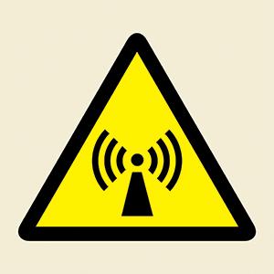 Non-ionising radiation symbol