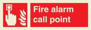 Fire alarm call point + symbol