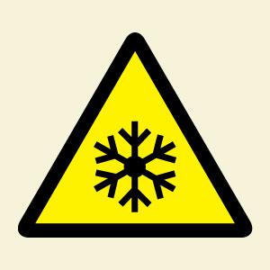 Low temperature/freezing conditions symbol