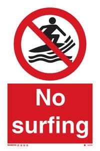 No surfing