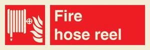 Fire hose reel + symbol