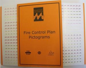 Fire control pictograms to ISO 17631
