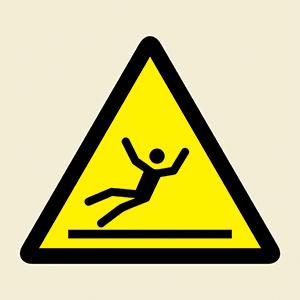 Slippery surface symbol