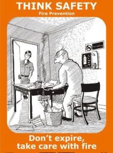 Poster, Fire prevention