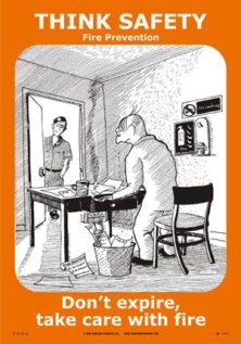 Poster, Fire prevention