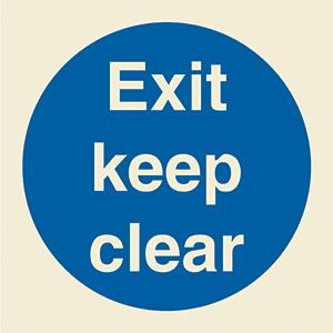 Exit keep clear