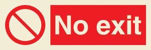 No exit + symbol