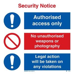 ISPS Security notice