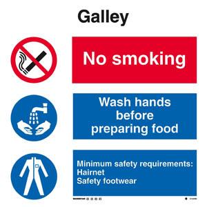 Galley combination sign