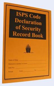 ISPS Code Declaration of Security Record Book