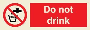 Do not drink + symbol