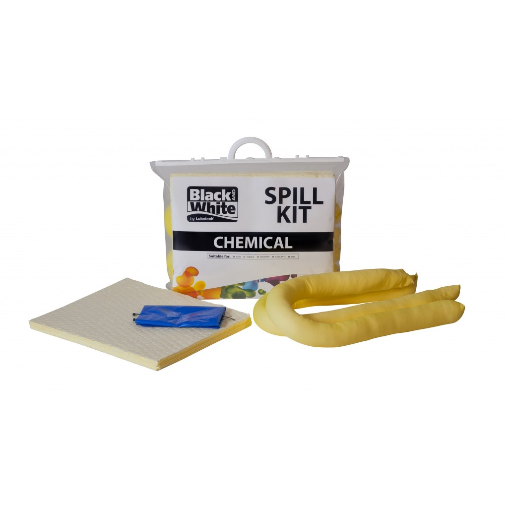 `Black & White` Chemical Clip Close Carrier Spill Kit