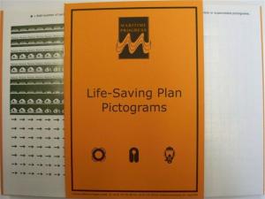 Life saving appliance pictograms to ISO 17631