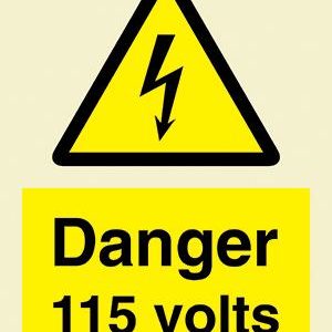 Danger 115 volts