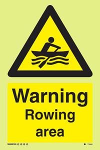 Warning rowing area