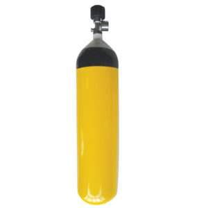 Spare compressed air cylinder & Valve 300bar assembly