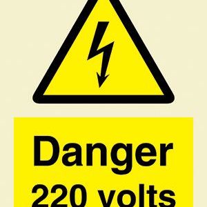 Danger 220 volts