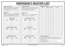 Poster, Muster list