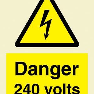 Danger 240 volts