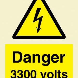 Danger 3300 volts