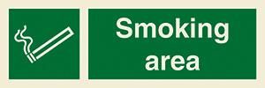 Smoking area