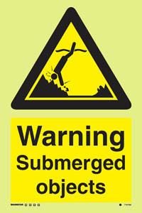 Warning Submerged objects