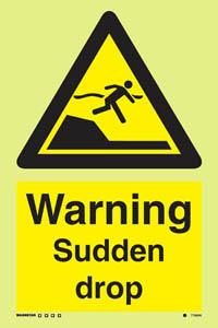 Warning sudden drop