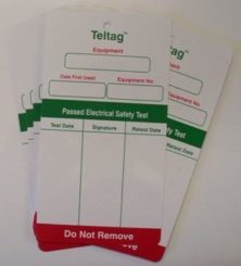 Teltag electrical test label (Pack of 10)