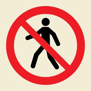 No access symbol