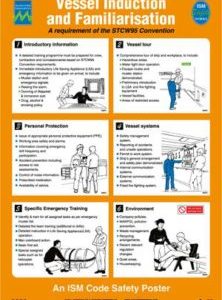Poster, Vessel induction and familiarisation