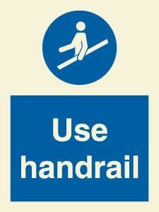 Use handrail + symbol