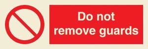 Do not remove guards + symbol