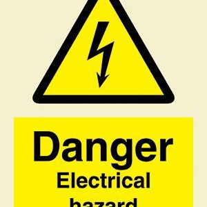 Danger Electrical hazard