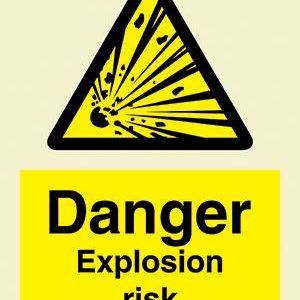 Danger Explosion risk