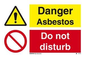 Danger Asbestos / Do not disturb