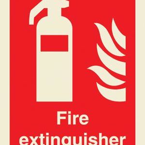 Fire extinguisher + symbol