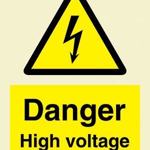 Danger High voltage