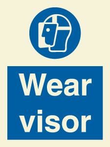 Wear visor